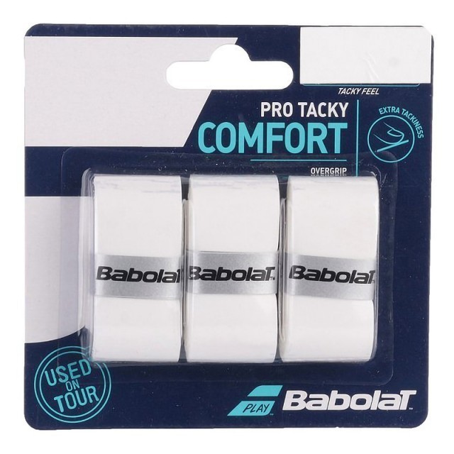 Babolat Pro Tacky Overgrip 3Pack White